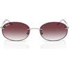 Ray-Ban Occhiali da Sole RB3767 003/8H Argento/Viola Sfumato Unisex 54/18/145