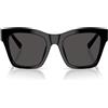 Dolce & Gabbana Occhiali da Sole DG4512 501/87 Nero/Grigio Scuro Donna 53/20/145