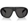 Prada Occhiali da Sole PRC05S 16K08Z Nero/Grigio Scuro Donna 57/18/135