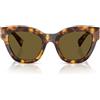 Miu Miu Occhiali da Sole MU01YS 14L09Z Marrone Miele/Marrone Scuro Donna 51/22/135
