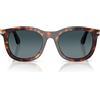 Persol Occhiali da Sole PO3395S 24/S3 Marrone/Celeste Sfumato Unisex Polarizzati 52/21/145