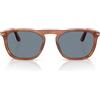 Persol Occhiali da Sole PO3391S 96/56 Gae Terra di Siena/Azzurro Unisex 55/19/145