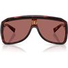 Dolce & Gabbana Occhiali da Sole DG6205 347669 Marrone Rosa/Viola Scuro Donna 37/137/145