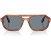 Persol Occhiali da Sole PO3393S 96/56 Guido Terra di Siena/Azzurro Unisex 56/20/145