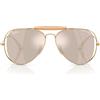 Ray-Ban Occhiali da Sole RB3029M 001/0V x Dolce & Gabbana The Outdoorsman Oro Arista/Trasparente Specchiato Oro Bianco Unisex 58/14/140