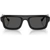 Ray-Ban Occhiali da Sole RB4954 601/87 Flacko Puffer X ASAP Rocky Nero/Ultra Black Unisex 52/23/145