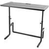 Quik Lok DJ233 Tavolo per Computer portatile, ad altezza regolabile per DJ, Nero