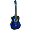 Eko GUITARS - CS-10 BLUE BURST Chitarra Classica Serie Studio, Colore Blue Burst