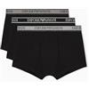 EMPORIO ARMANI Boxer Uomo, Nero/Nero/Nero, XL