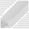 Woobroo 30 piastre di riparazione cerniere - Piastre di riparazione in acciaio inox per cerniere dell'armadio, viti incluse, per rinforzare mobili da cucina e ante dell'armadio