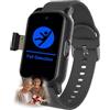 VCYEX Bracciale Salvavita Anziani, Intelligente Con Rilevamento Delle Cadute Bracciale Sos Anziani Salvavita, GPS E Funzione Di Chiamata Di EmergenzaBlack,1.25 * 0.57 * 2.22inch