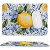 Glslmznq Tappetino Mouse, Tappetino Scrivania Gaming frutta limone Mouse Pad 24 x 20 cm Piccolo Mousepad da Scrivania in Ufficio, Adatto per Notebook e Computer Desktop Accessori Scrivania Regali z-784