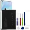Vvsialeek Batteria di ricambio BLP861 compatibile per OnePlus Nord 2 5G/9RT 5G/North 2T 5G CPH2399 con kit di strumenti 0
