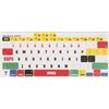 kwmobile Adesivi Tastiera Americana Compatibile con Apple MacBook Air 13 M1 (A2337) - Adesivo Copritastiera Layout Americano QWERTY - Copri Tasti Multicolore
