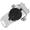 ASHATA Mobile Radio Mount,Flexibel Mini Mobile Car Radio Bracket,Alta qualità Acciaio Inossidabile Auto Supporto Asse Regolabile per Autoradio Ricetrasmettitore