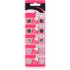 HINAYOSAN 10/20 batterie a bottone AG12 LR43 alcaline AG12 LR43 per orologi piccoli dispositivi elettronici, lunga durata