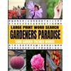 Hj Lee Press Large Print Word Search Gardeners Paradise 1000 Garden (Tascabile)