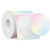 SUPVAN T50M Series Nastro, Tondo Φ 50 mm, Nero su Gradiente Multicolore