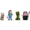Jada Toys Minecraft Movie - Confezione da 4 personaggi da 2,5