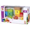 Eichhorn 100003453 Lok con suono, ciondolo con mattoncini, lunghezza 17 cm, betulla e legno di pino, WB, Try me,1J+, multicolore