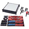 Mattel WWE - Superstar Ring, set con etichette per Main Event e RAW, tappeto del ring molleggiato e corde elastiche Pro Tension, giocattolo per bambini, 6+ anni, JDJ20