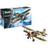Revell - 03846 Gloster Gladiator Mk II - Modellino aereo 1:32, 26,2 cm, modellino fedele all'originale per esperti, non laccato