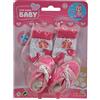 Simba New Born 105560844 - Scarpe e Calzini per Neonati, 4 Pezzi, per Bambole da 38 a 43 cm, a Partire dai 3 Anni in su