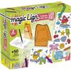 Lansay - Magic LIGN - Proiettore Good Vibes - Kit di Disegno per riprodurre 50 Illustrazioni - per Bambini dai 5 Anni - Imparare a disegnare - Proiettore Portatile - Tempo Libero Creativo