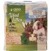 Croci Wood Litter, Lettiera vegetale per roditori a base di trucioli di abete, formato 15 lt - 1Kg, naturale e compostabile senza prodotti chimici, super assorbente