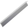 IRKA 1002 - Bordatura del prato larga con bordo, 100 x 0,06 cm Bordatura dell'aiuola in alluminio-zinco, sistema di fissaggio a scatto senza attrezzi - altezza 14 cm