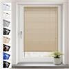 Sonello Tenda veneziana in alluminio SONELLO 30cm x 100cm Beige Tenda veneziana in alluminio con fissaggio senza foratura Protezione per finestre e porte: privacy, abbagliamento, luce e sole