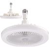 Generico Ventilatore da lampadario, ventilatore da bagno con luce - Mini ventilatore da soffitto moderno con luce LED per cameretta - da soffitto, da illuminato per garage, gua
