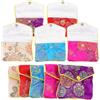 Beatifufu Borse Organizer da Viaggio in Broccato Ricamato Bottone, 10 Pezzi, Sacchetti Piccoli per Gioielli e Bijoux, per Viaggi e Regali, Colore Casuale