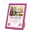 3-B Cornice MAUI, rosa, 15 x 21 cm (A5), cornice in legno, cornice per foto, cornice per documenti con vetro acrilico