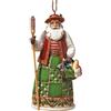 Enesco Heartwood Creek 4022944 Babbo Natale Italiano Resina, Design di Jim Shore, 12 cm