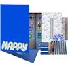 Generico JIN - 2nd Solo Album [Happy] (Standard - NAVIGATE Ver.) Photobook + CD-R + Lyric Poster + Folded Poster + Photocard + 2 Extra Photocards