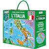 SASSI L'Italia. Viaggia, conosci, esplora. Ediz. a colori. Con 22 formine. Con puzzle rotondo. Con Poster