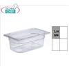 Bacinelle Gastronorm GN 1 4in policarbonato, capacit lt.5,6, dim.mm.265 x 162 x 200 h - Prezzo NETTO - Acquistabili in Confezione minima di 6 pz -