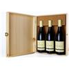 Gandin Cassetta di legno da 3 bottiglie: Merlot, Refosco, Filare Nero DOC Friuli Isonzo | Gandin Wines 0,75 L | Cassetta di legno | Idea Regalo