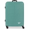 Reebok Boston Valigia Media Verde Turchese 46x65x25 cm Rigido ABS Lucchetto a Combinazione Integrato 56L 4kg 4 Doppie Ruote di Joumma Bags