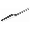 Lacor Pinzetta da Cucina di Precisione per Placcatura Titan Black, Acciaio Inox 18 e 10, Manico Antiscivolo, Qualità, Lunghezza 16 cm, Nero Opaco, 62874