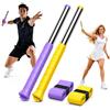Generic Allenatore di potenza per badminton a intensità regolabile, con resistenza magnetica, power trainer con feedback sonoro, vera sensazione al tatto con manico della racchetta, per allenamento di forza