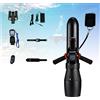Generic Monopattino subacqueo da 700 W con doppia maniglia, motore brushless, batteria a lunga durata da 180 minuti, elica elettrica a 9 velocità per paddle board