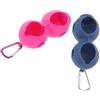 NIYANGLE Custodia Protettivo da e Palline 2 per Pezzi in Golf con Silicone Clip Doppio Strato Apertura Facile Cintura per Borsa da Golf e Mazze