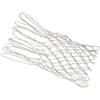HOMOCONO Rete per Canestro Basket 2 Unitá in Nylon Resistente All'usura e Tutto, Maglia Spessa 12 Anelli, Adatta a Canestri e Tabelloni Standard per Campi Pubblici