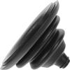 EXAOMBLE Stivale Conico per Cavi Marini Nero in PVC, Copertura per Cavi Elettrici e Controllo Motore, Compatibilità e Facile Installazione per Yacht e Motori Fuoribordo