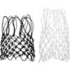 NIYANGLE Rete da Basket Outdoor 2 Pezzi in Nailon 12 Anelli per Sostituzione Professionale Resistente alle Intemperie per Canestri da Campo e Residenziali
