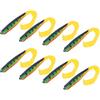 Jelquix Esca con Esca di Simulazione Morbida da 2 Borse per la Pesca in Acqua Dolce e Salata, Design Durevole in PVC