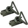 WarmHeartting Casco tattico Binari Laterali Clip Girevole per Occhiali per Cinturini per Occhiali Larghi 36mm Accessori per Casco Softair per Casco ACH/Mich/Fast Dotato di Binario Arc
