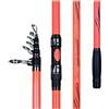 Generico Canne da pesca telescopiche 4.2/4.5/5.0m Heavy Casting 80-200g Surf in acqua salata con guide angolate, ad alto contenuto di carbonio, for il mare(Green,4.25m)